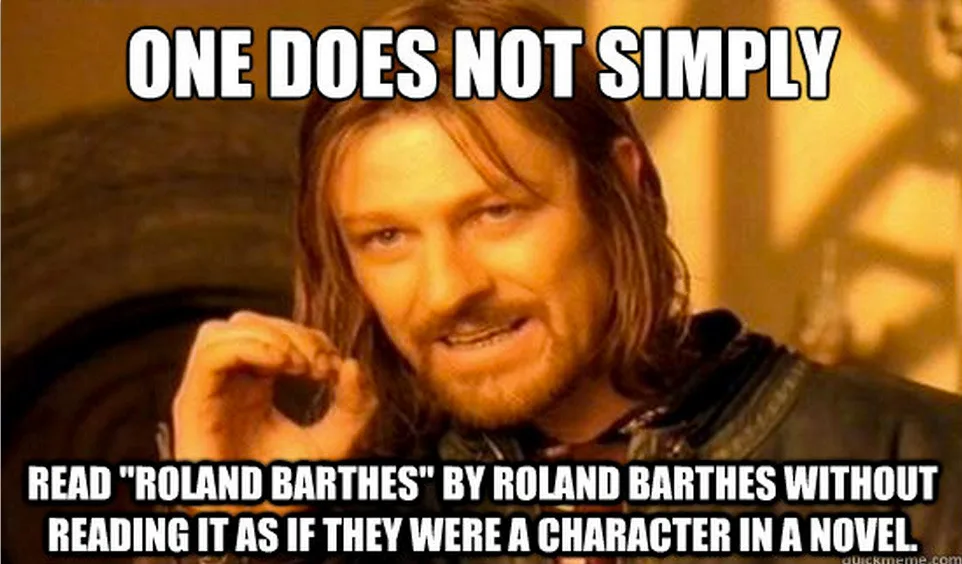 Roland Barthes meme
