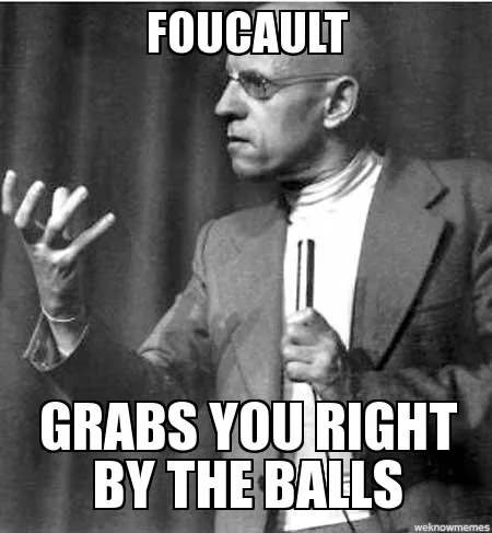 Michel Foucault meme