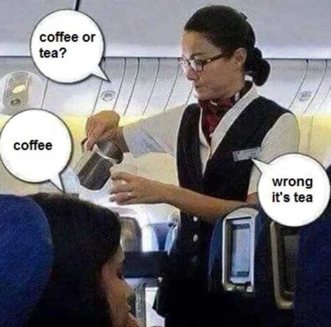 airplane food meme